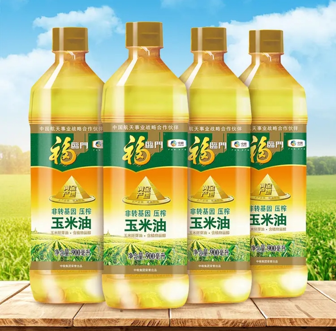 福临门黄金产地玉米油900ml
