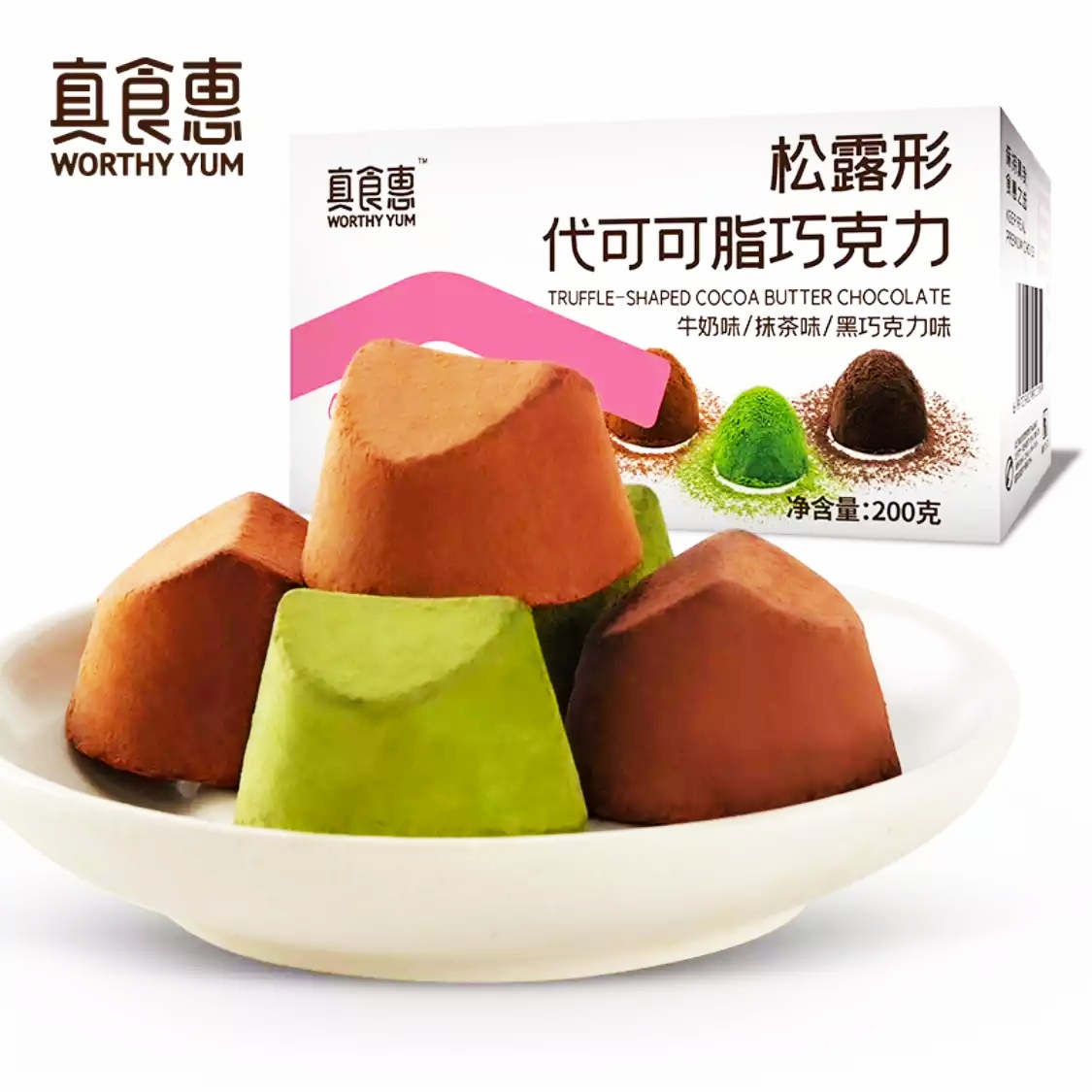 盼盼系列真食惠松露巧克力400g