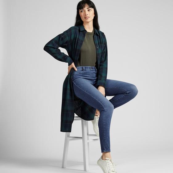 uniqlo 优衣库 421600 女士牛仔紧身裤