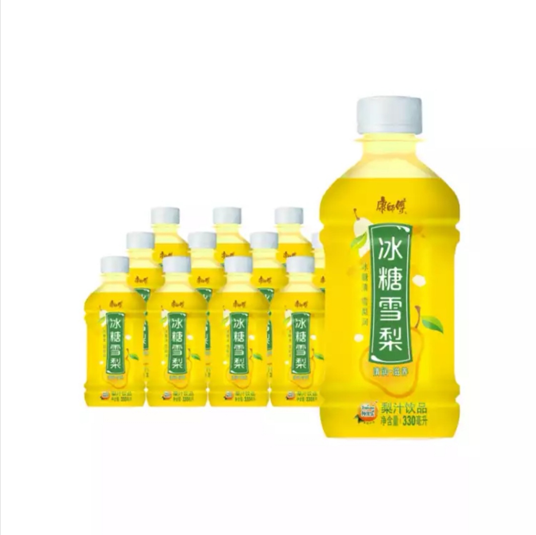 限華南:康師傅 冰糖雪梨 330ml*12瓶*2件