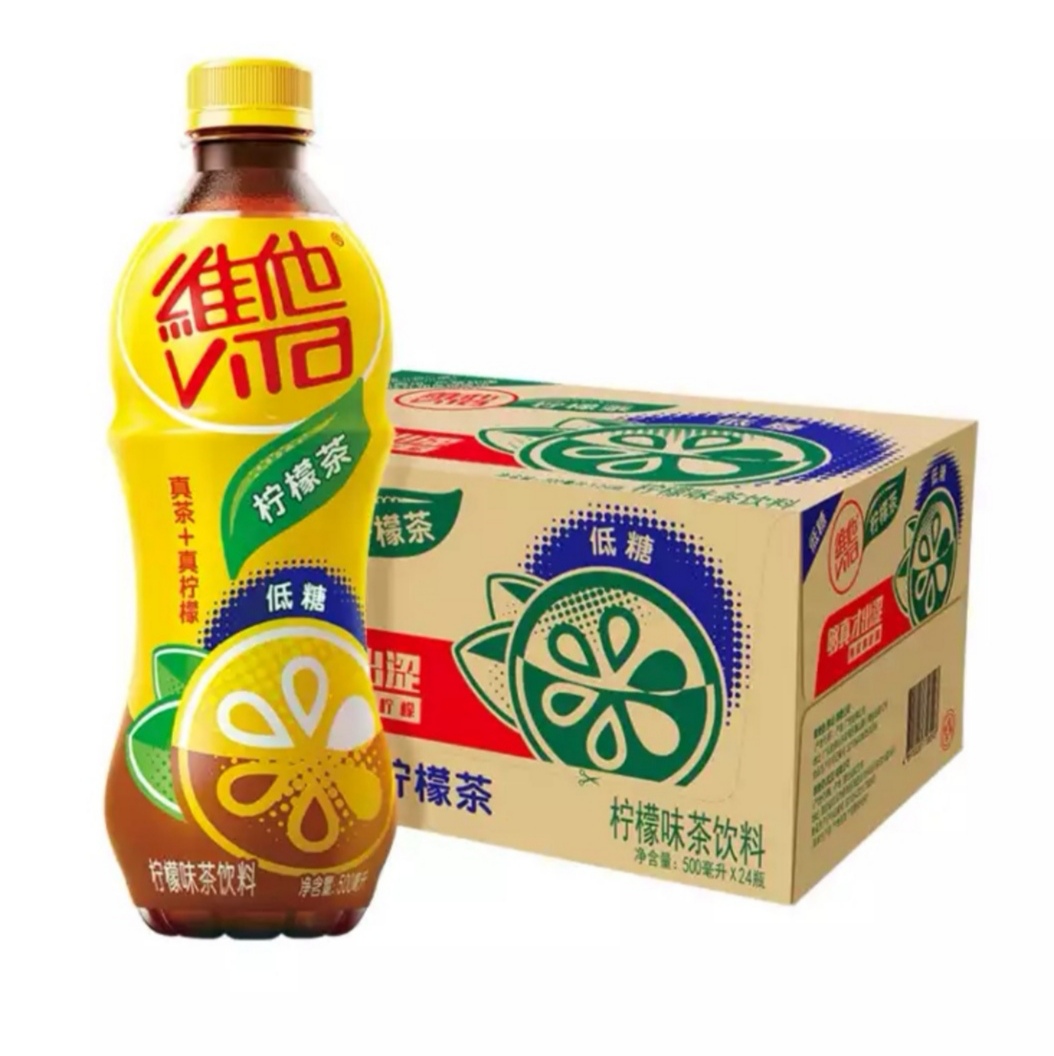 维他奶 维他低糖 柠檬茶 500ml*24瓶*2件182 4元