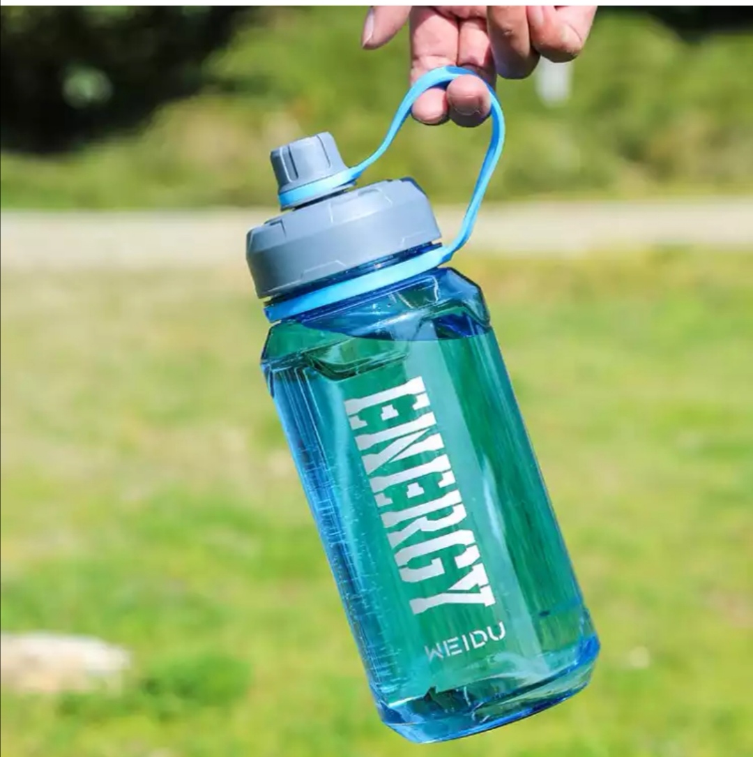 秀尔大容量塑料水杯蓝色1500ml