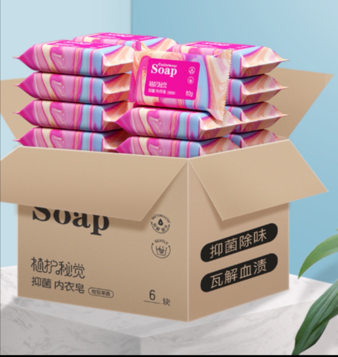 植护 女士内衣专用洗衣皂 6块