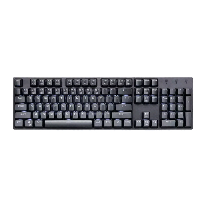 thunderobot雷神k30cb青轴led背光机械键盘星际黑104键