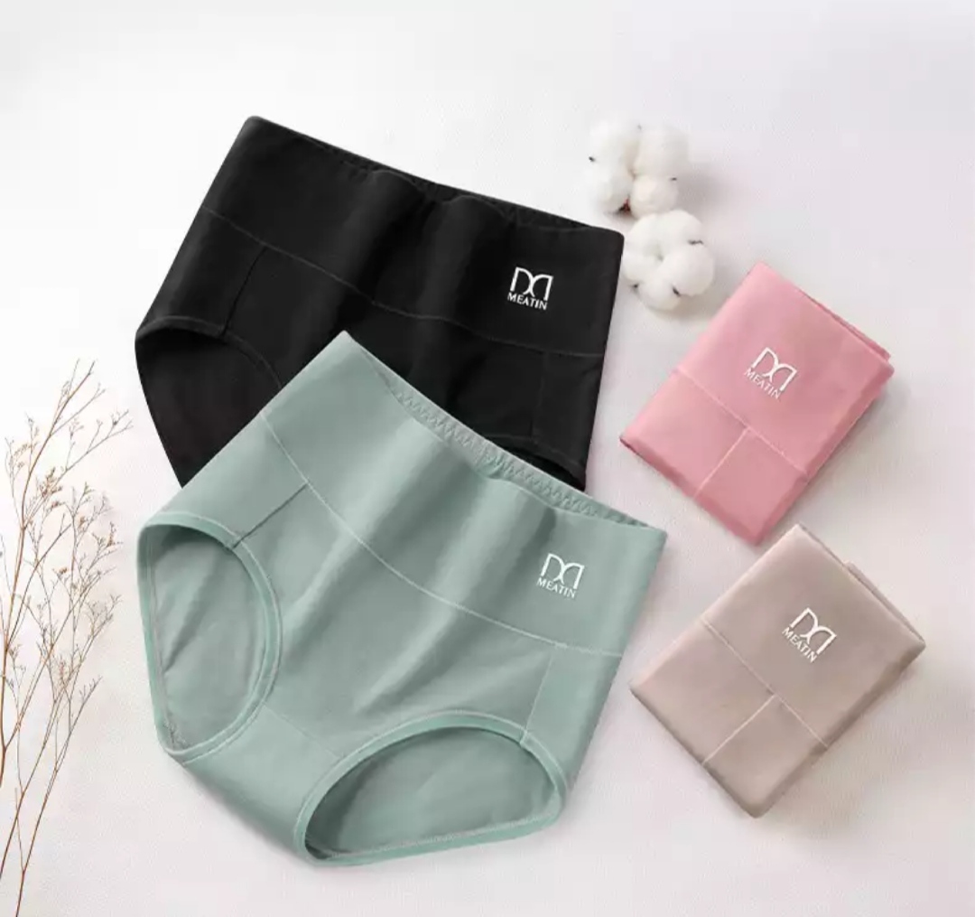 美雅挺 女士 高腰 石墨烯 内裤 3条装