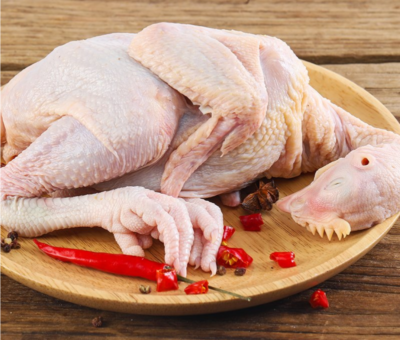 大用农家自养三黄鸡生鲜半成品850g