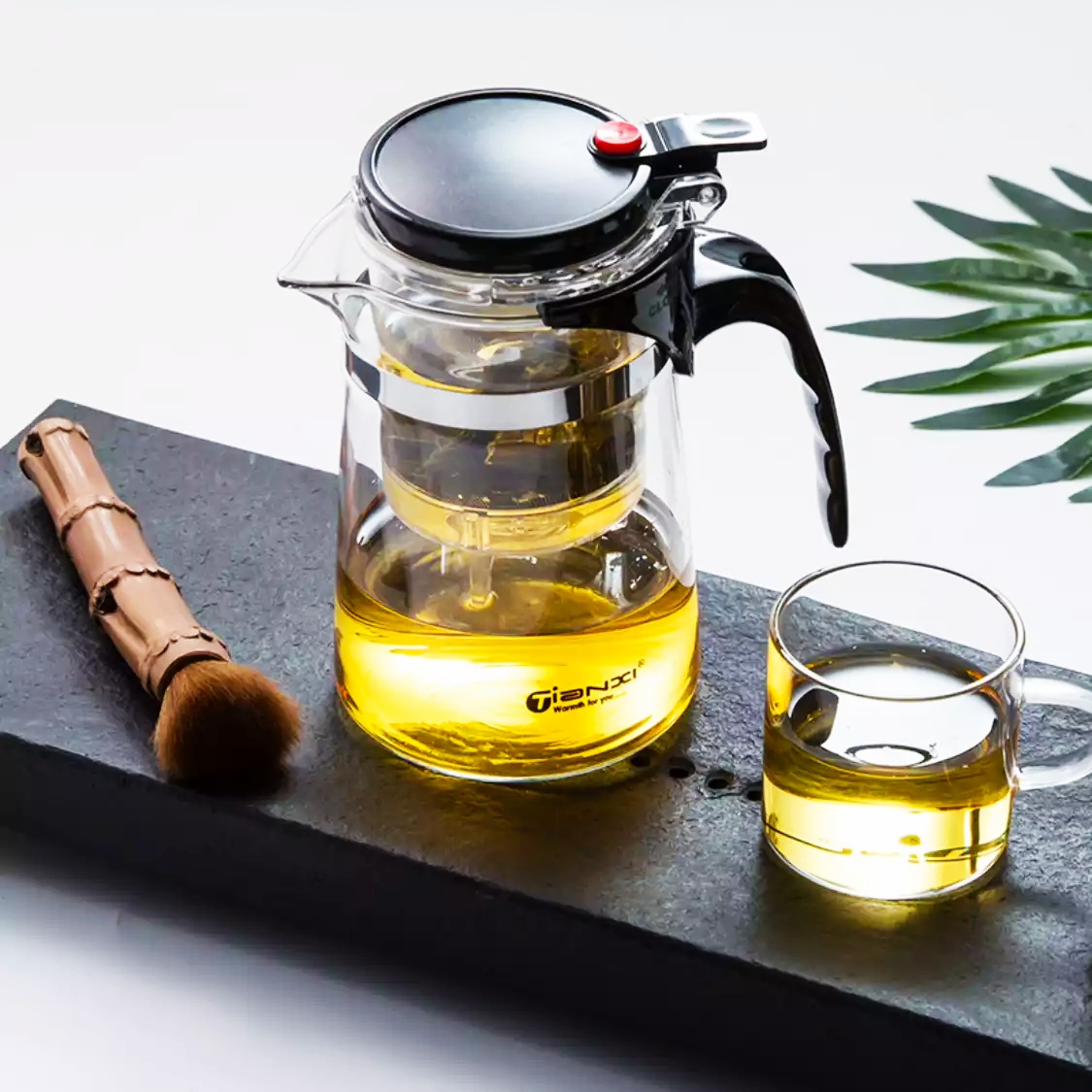 天喜玻璃泡茶飘逸壶500ml