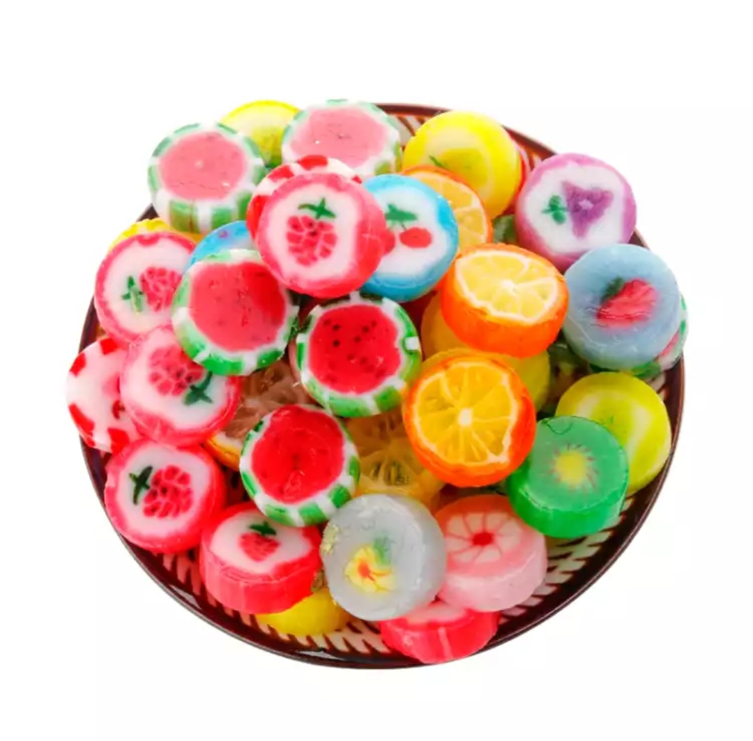 千丝零趣 水果切片糖果 500g约160颗