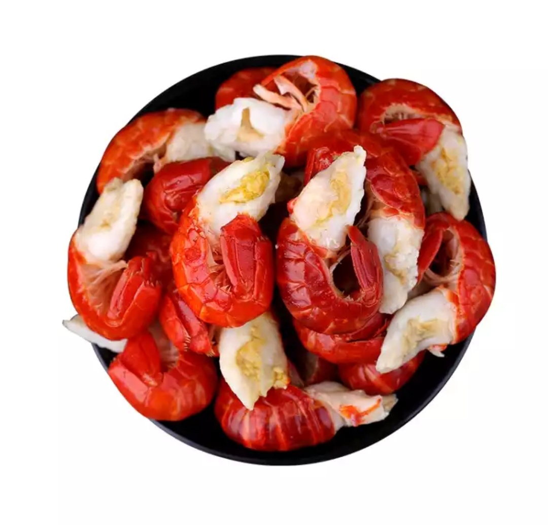 鲜顿新鲜龙虾尾一级无冰大号虾尾5斤120只斤送2袋麻辣调料