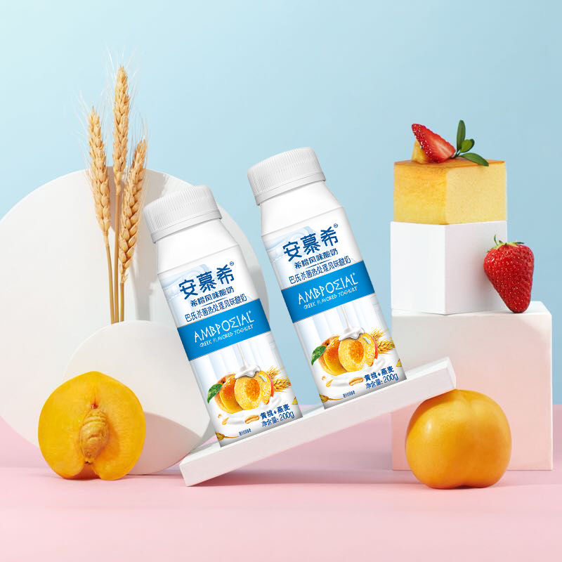 百亿补贴伊利安慕希黄桃燕麦口味酸奶10200g箱