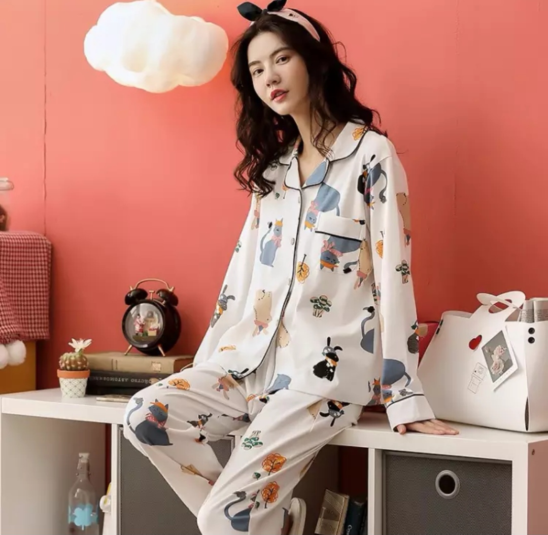 猫人 睡衣 两件套 家居服 z0208