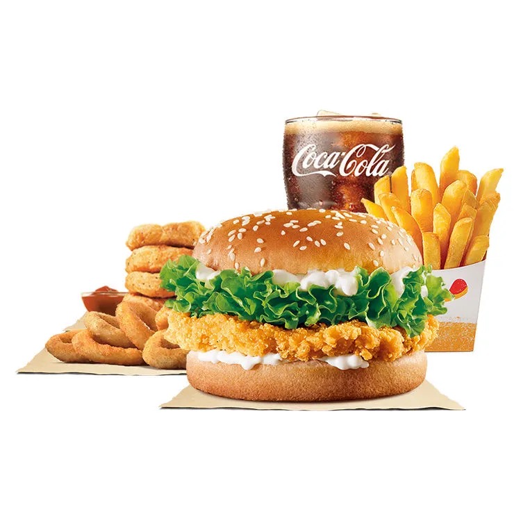 汉堡王美式鸡排堡5件套套餐
