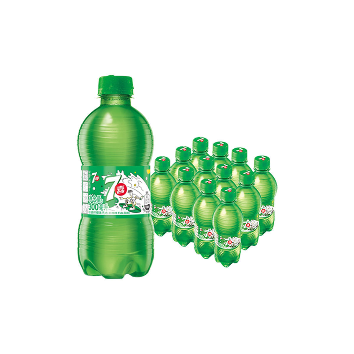 拼多多百亿补贴pepsi百事七喜美年达300ml12瓶