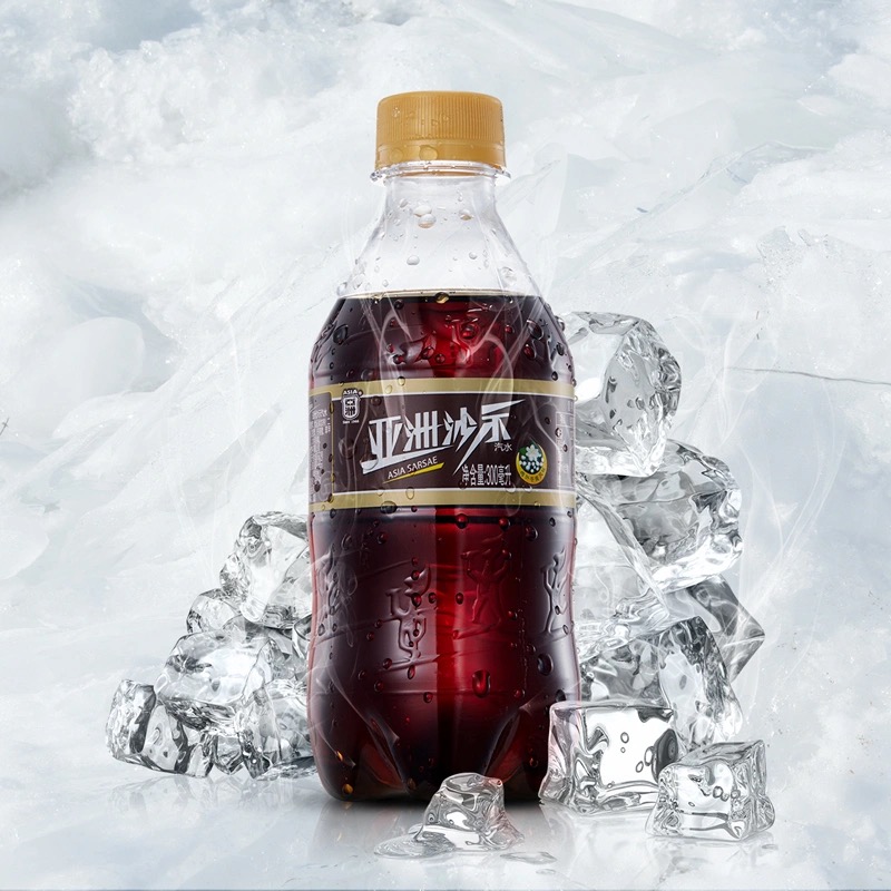 asia亚洲沙示汽水碳酸饮料300ml8瓶