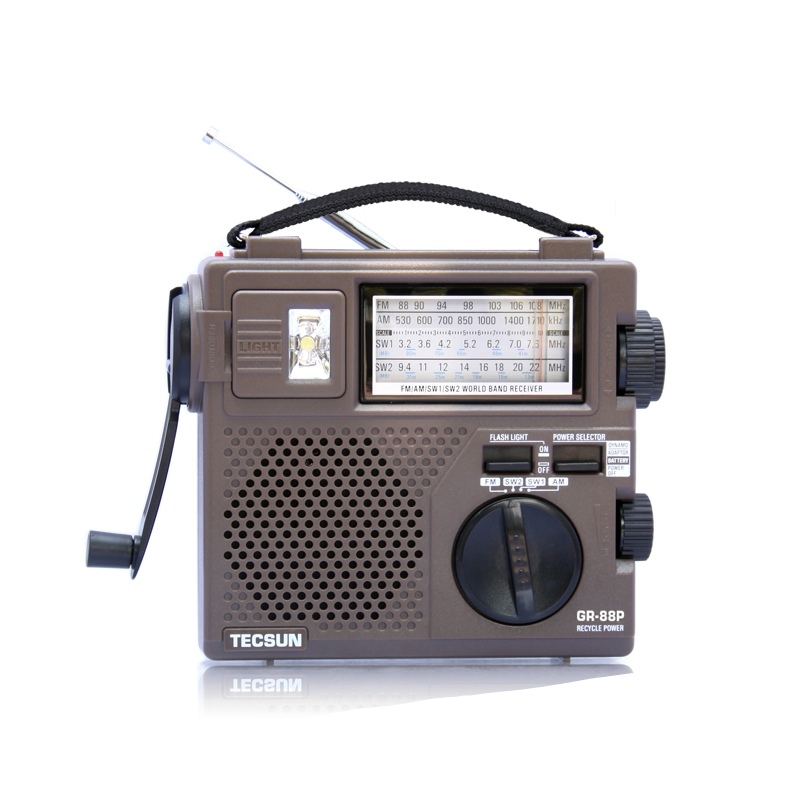 tecsun德生gr88p手摇发电收音机