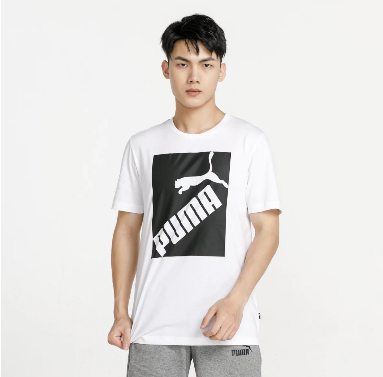 彪马 纯棉大logo 男款 运动短袖 t恤 44元(需用券)