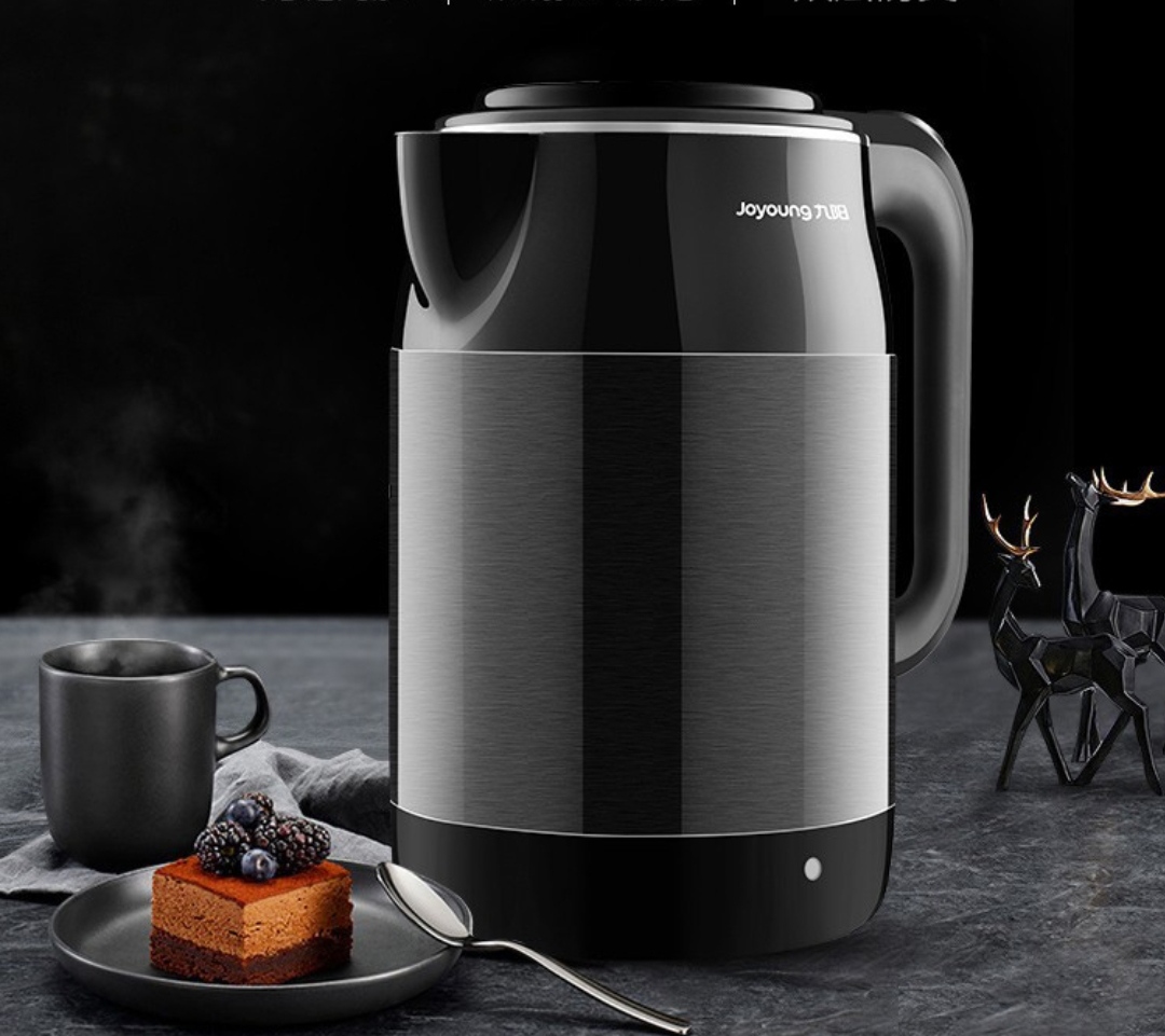 九阳joyoung不锈钢热水壶烧水壶电水壶17l