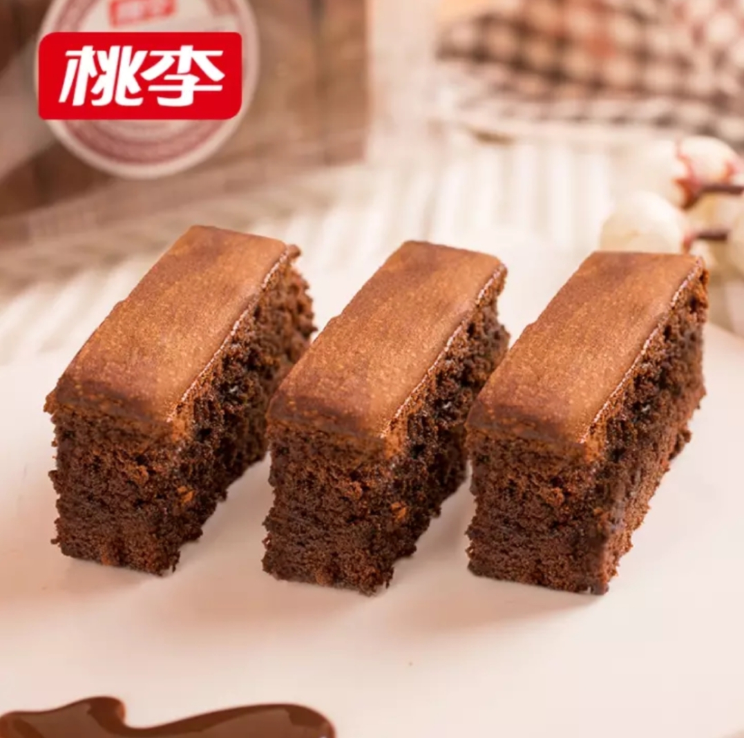 桃李面包布朗尼蛋糕540g180g3盒