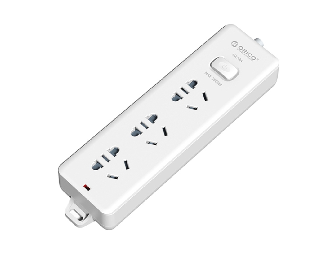 orico奥睿科三插位自接线插排