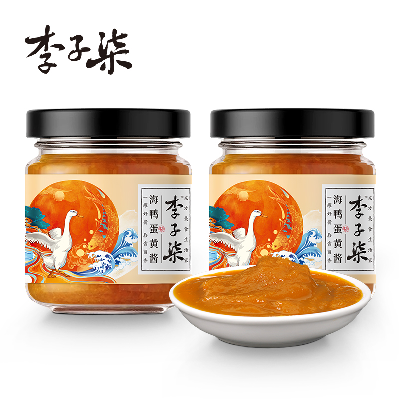 李子柒 海鸭蛋黄酱 80g*2瓶