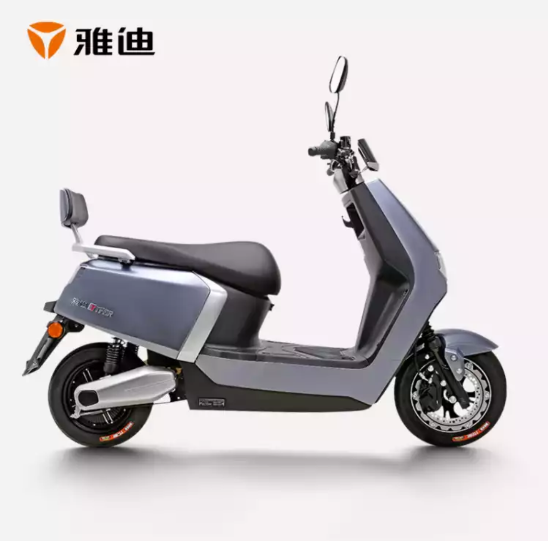 限地區yadea雅迪萊特冠能版電動車1200w電摩