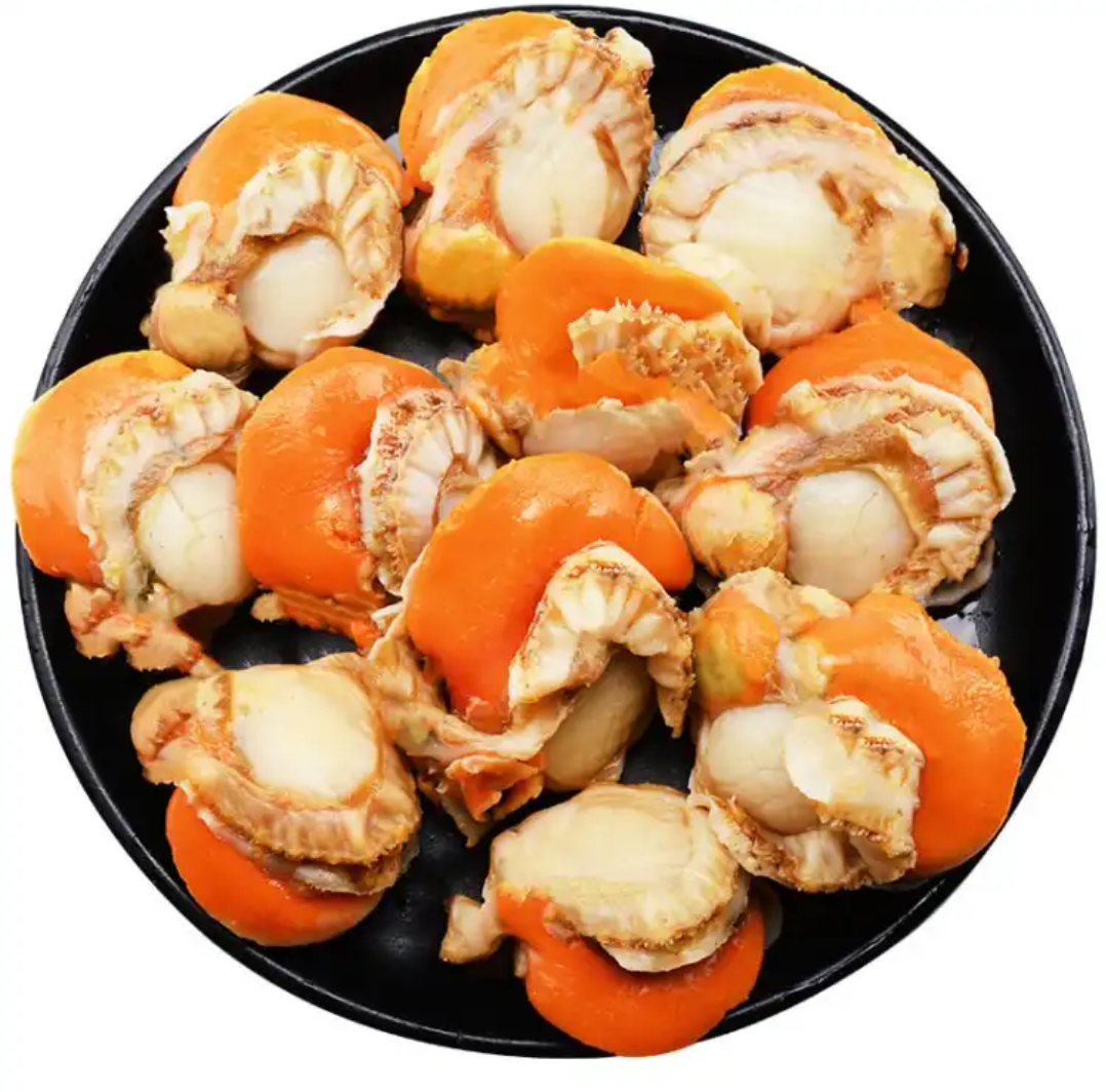 plus会员:渔游记 去壳扇贝肉 特大号 500g*4件