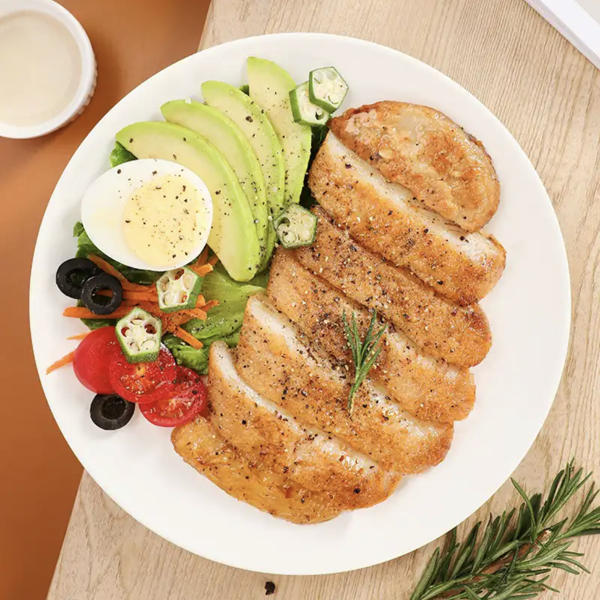 圣农 鸡胸肉鸡腿排鸡扒 黑椒味 135g*24袋