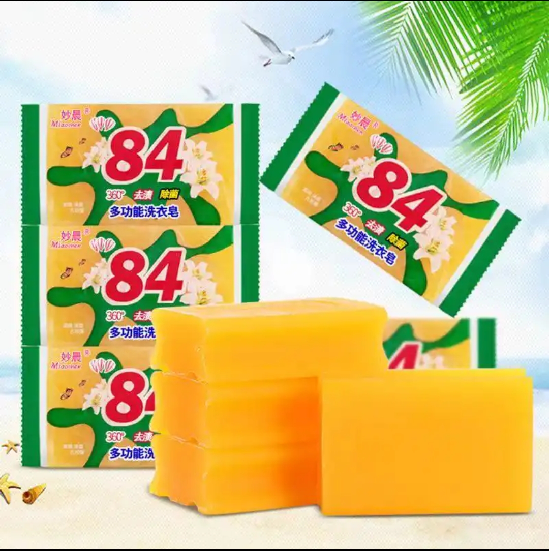 京喜app:妙晨 84洗衣皂 透明皂肥皂 花香102克*3块