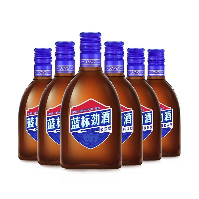 劲牌 中国劲酒·蓝标36度125ml*6瓶 整箱装