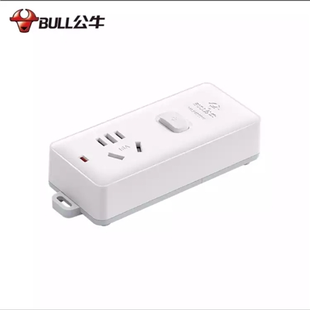 公牛bull 大功率16a 1位总控无线空调插座 gn-104d