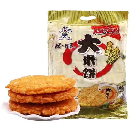 京东极速版有券的上旺旺大米饼1000g1袋约42包