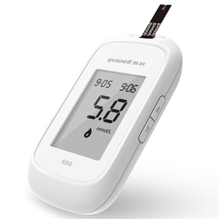 再补货:鱼跃 血糖测试仪 550 家用免调码检测试纸条29元包邮(需用券)