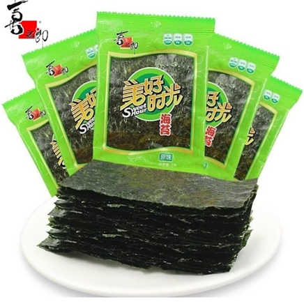 京东极速版喜之郎美好时光海苔原味3g6袋