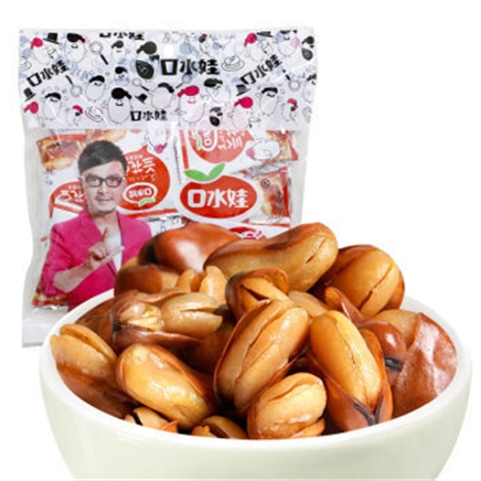 限地区plus会员口水娃香辣味兰花豆300g张宝山麻花40g