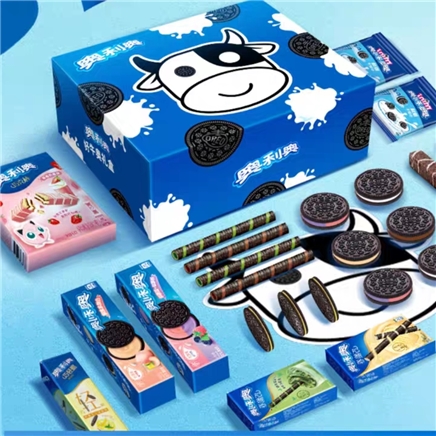 奥利奥 好牛奥礼盒 22包 1093g,49.15元包邮(双重优惠)(补贴后45.83元