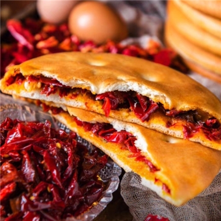 羊纪元新疆特产辣皮子烤馕饼100g2个