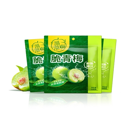 聚划算百亿补贴:溜溜梅 脆青梅130g*4袋