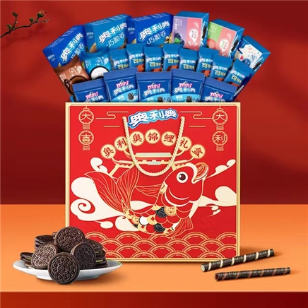 88vip:奥利奥 鸿运锦鲤礼盒822.8g