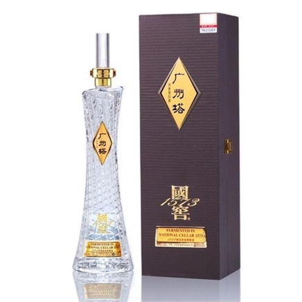88vip:国窖1573 广州塔 53%vol 浓香型白酒 600ml 单瓶装