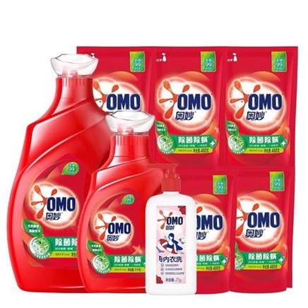 88vipomo奥妙洗衣液组套632kg内衣洗275g2件凑单