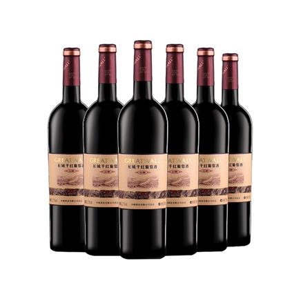 88vip:greatwall 中粮长城干红葡萄酒窖酿解百纳750ml×6瓶 凑单品