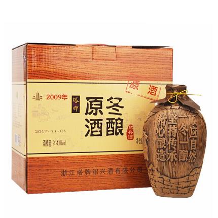 京东plus会员塔牌2009年手工冬酿原酒15l2坛2件塔牌红350ml单瓶装