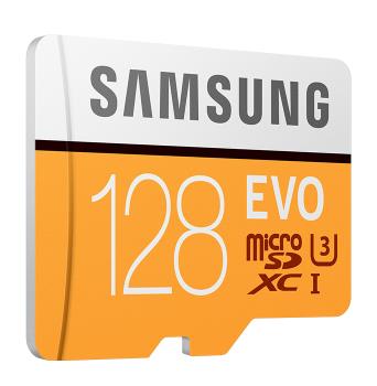 samsung三星存储卡evo黄色升级版高速tf卡microsd卡128gb