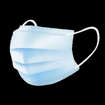 成人防护口罩式3层透气隔离口罩100片 医用外科口罩【50片*2盒装】