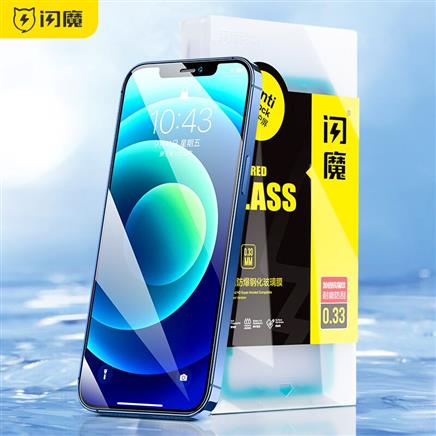 smartdevil闪魔iphonex12系列电镀版钢化膜2片装