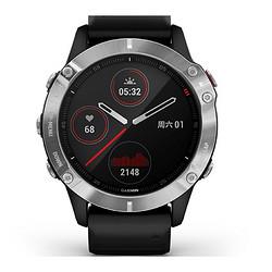 garmin 佳明 fenix6 多功能手錶 銀色專業版