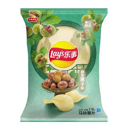 乐事醇香栗子味薯片116g