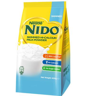 雀巢nido脱脂奶粉400g袋装