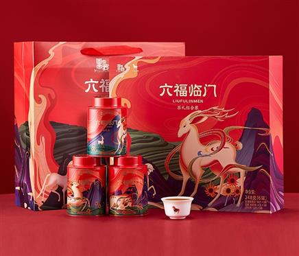 八马 铁观音(乌龙茶)六福临门茶礼盒 2盒